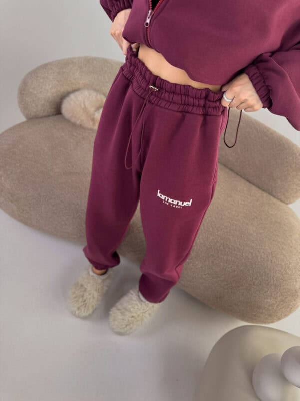 Spodnie CREAMY bordo Spodnie CREAMY bordo