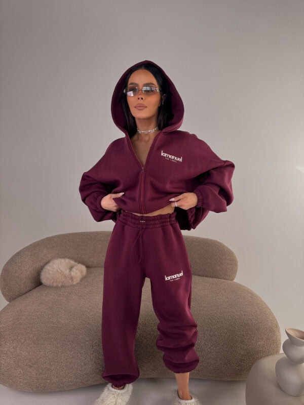 Spodnie CREAMY bordo Spodnie CREAMY bordo