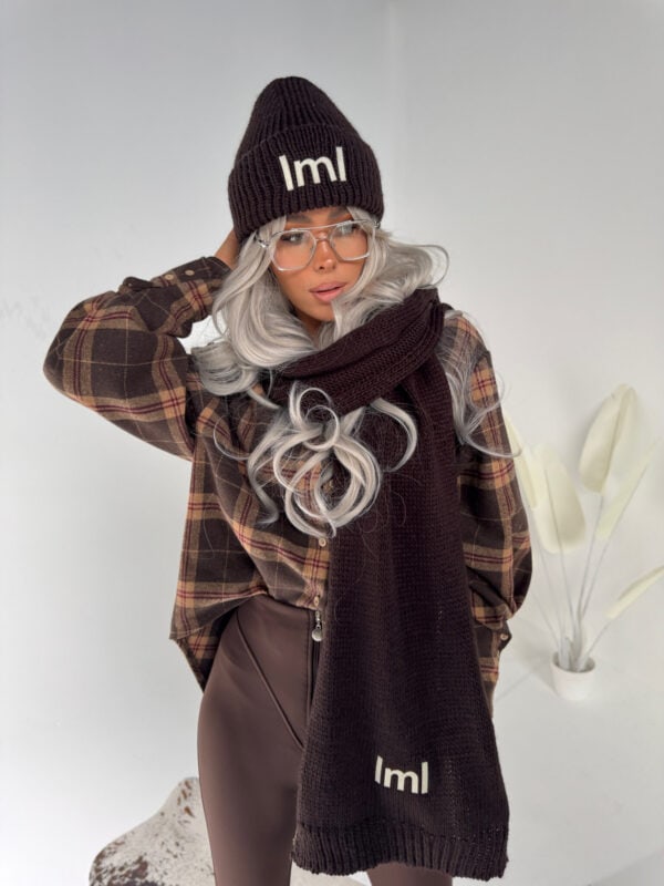 Szalik POLAR czekolada Szalik POLAR czekolada