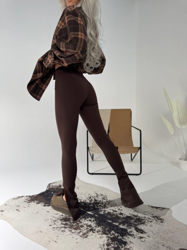 Spodnie NORTH czekolada