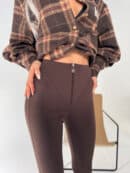 Spodnie NORTH czekolada