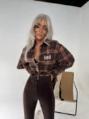 Koszula ICEBERG czekolada