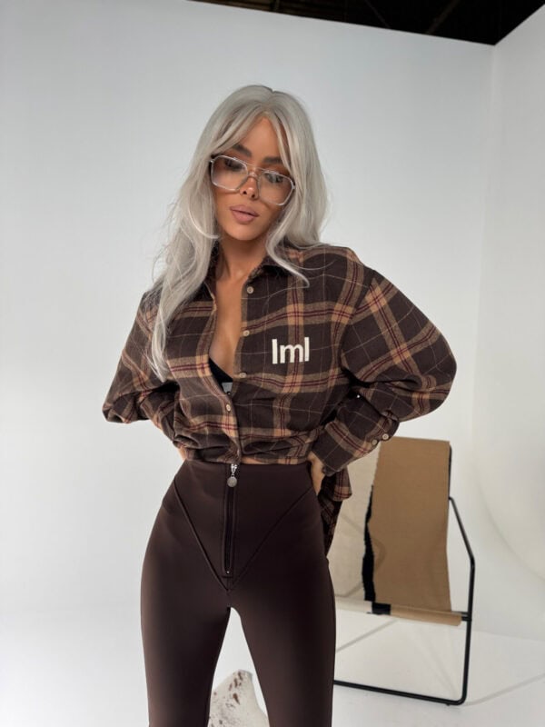 Koszula ICEBERG czekolada