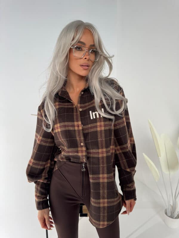 Koszula ICEBERG czekolada