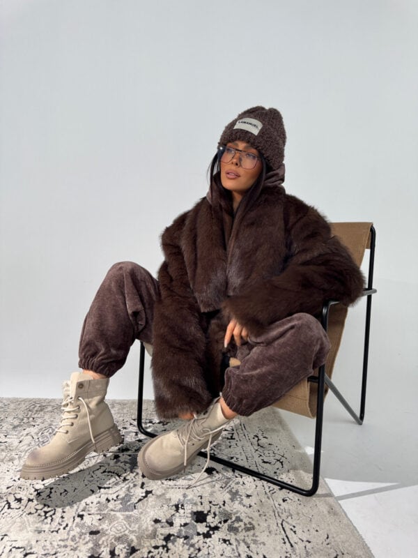 Kurtka FUZZY czekolada