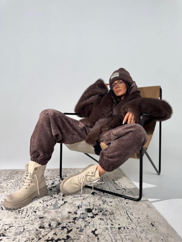 Kurtka FUZZY czekolada