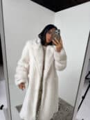 Płaszcz ALPHA ecru Płaszcz ALPHA ecru