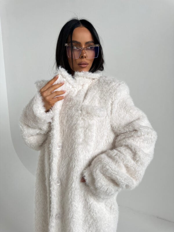 Płaszcz ALPHA ecru Płaszcz ALPHA ecru