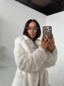 Płaszcz ALPHA ecru Płaszcz ALPHA ecru