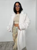 Płaszcz ALPHA ecru Płaszcz ALPHA ecru