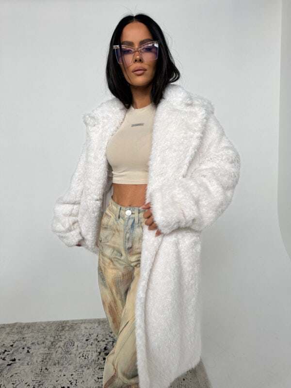 Płaszcz ALPHA ecru Płaszcz ALPHA ecru