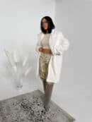 Płaszcz ALPHA ecru Płaszcz ALPHA ecru