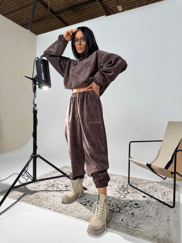 Spodnie QUEEN czekolada