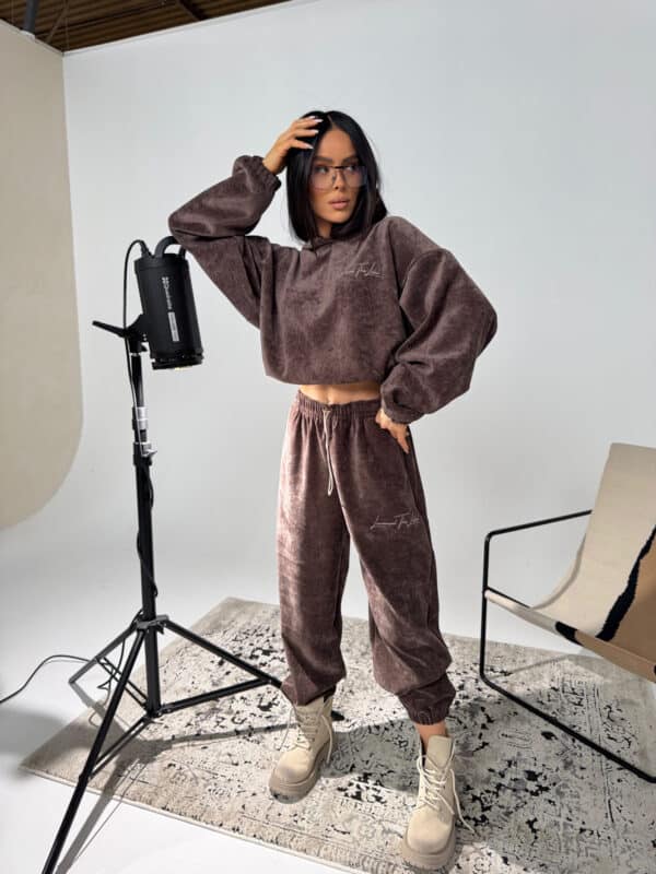 Spodnie QUEEN czekolada