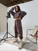 Bluza QUEEN czekolada