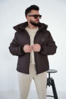 Kurtka męska BG Winter | gorzka czekolada