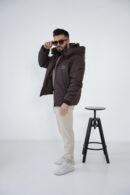 Kurtka męska BG Winter | gorzka czekolada