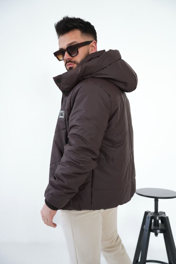 Kurtka męska BG Winter | gorzka czekolada