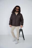 Kurtka męska BG Winter | gorzka czekolada