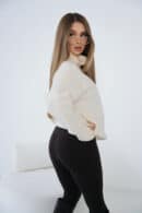 Bluza damska BG Say yes | waniliowy