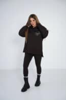 Bluza damska BG Cloud | gorzka czekolada