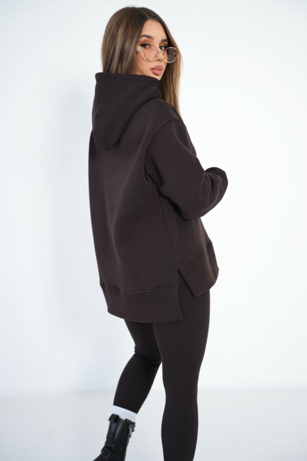 Bluza damska BG Cloud | gorzka czekolada