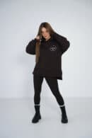 Bluza damska BG Cloud | gorzka czekolada