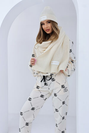 Szalik BG Bear | waniliowy