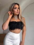 Top AWESOME - czarny Top AWESOME - czarny