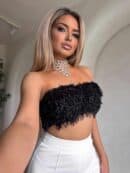 Top AWESOME - czarny Top AWESOME - czarny