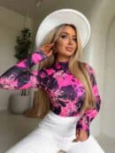 Bluzka SKIN CHAOS – fuksja Bluzka SKIN CHAOS – fuksja