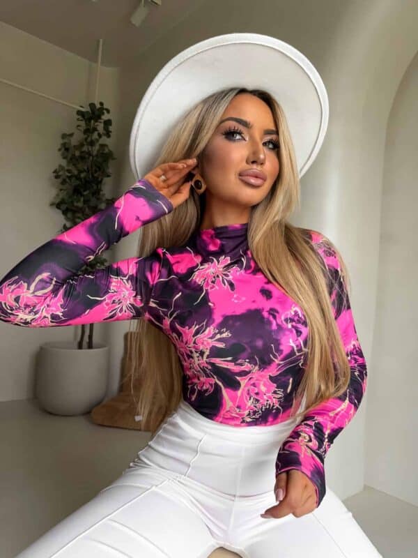 Bluzka SKIN CHAOS – fuksja Bluzka SKIN CHAOS – fuksja