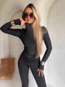 Bluzka SKIN gładka – czarny Bluzka SKIN gładka – czarny