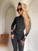 Bluzka SKIN gładka – czarny Bluzka SKIN gładka – czarny