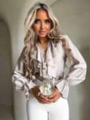 Bluzka ZARRA - jasny beż Bluzka ZARRA - jasny beż