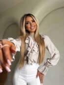 Bluzka ZARRA - jasny beż Bluzka ZARRA - jasny beż