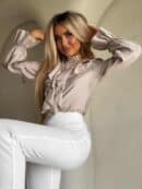 Bluzka ZARRA - jasny beż Bluzka ZARRA - jasny beż