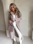 Płaszcz NOELLE – chłodny beż Płaszcz NOELLE – chłodny beż