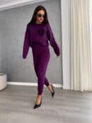 Komplet DELANI LONG – śliwka Komplet DELANI LONG – śliwka