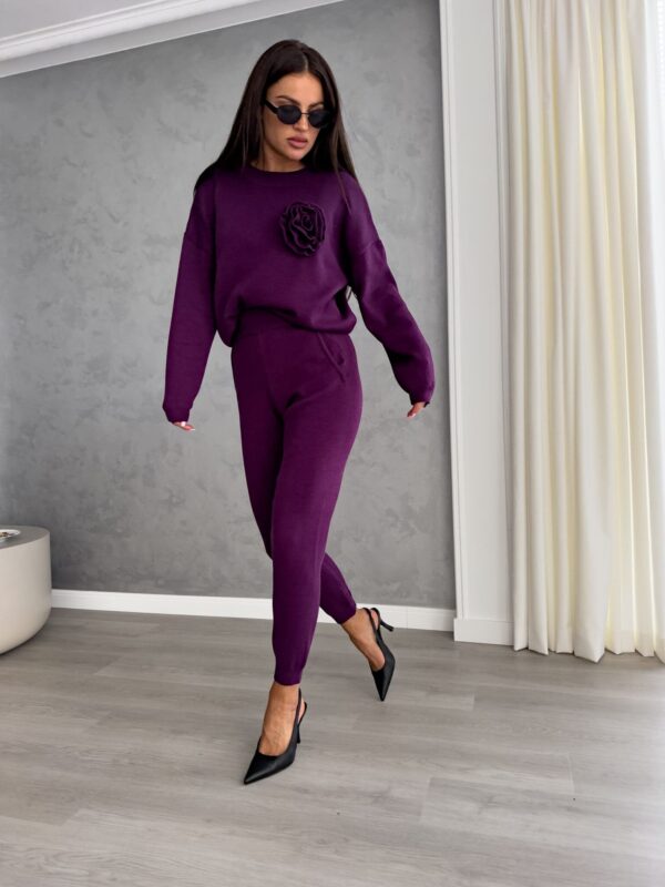 Komplet DELANI LONG – śliwka Komplet DELANI LONG – śliwka