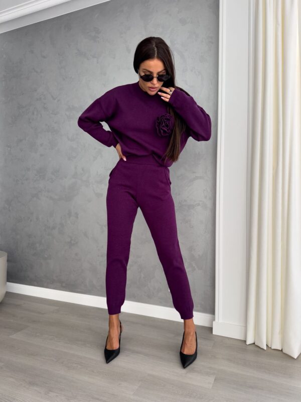 Komplet DELANI LONG – śliwka Komplet DELANI LONG – śliwka