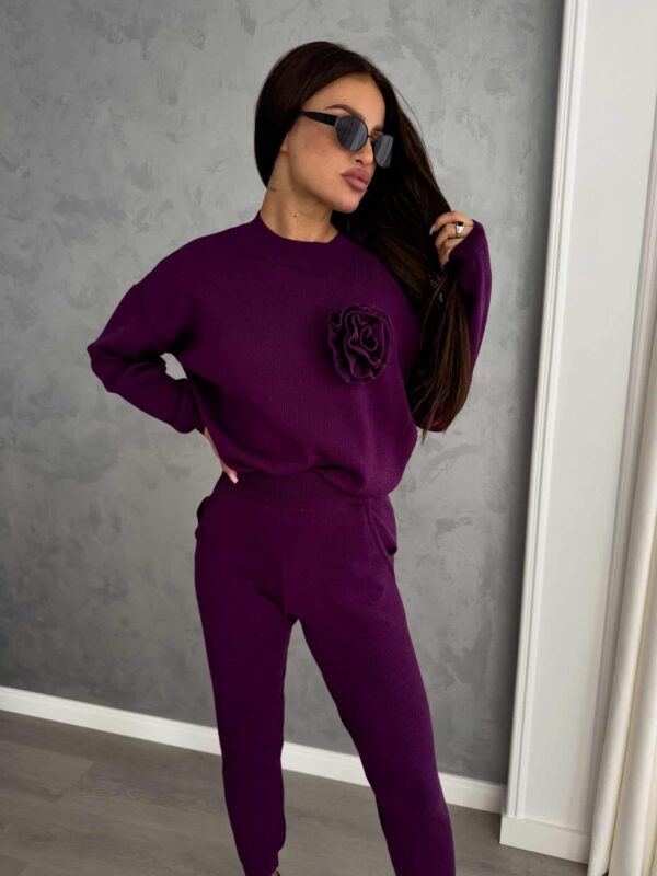 Komplet DELANI LONG – śliwka Komplet DELANI LONG – śliwka