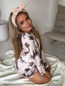 Piżamka LAMPART - jasny beż Piżamka LAMPART - jasny beż