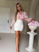 Koszula OVER SPRING - beżowo-color