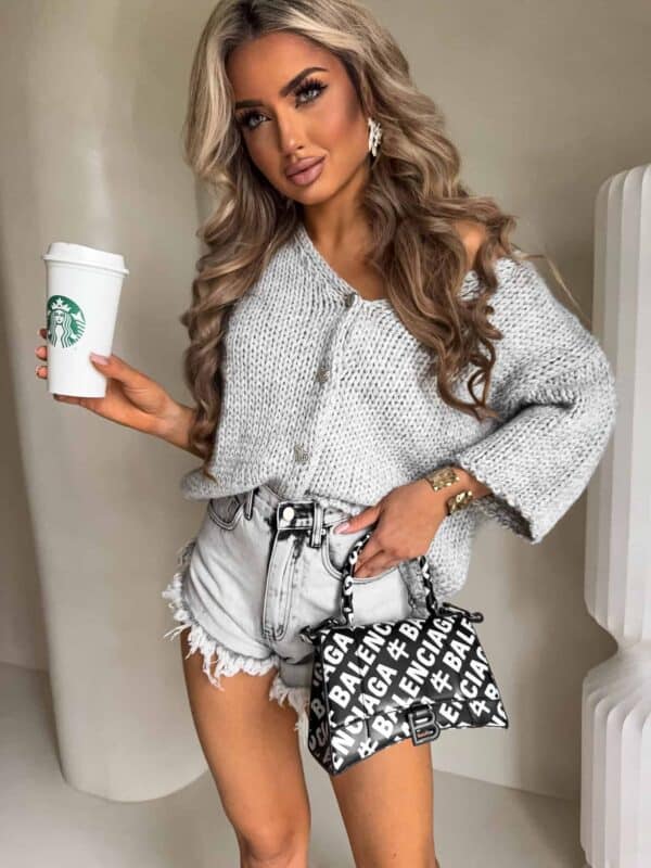 Kardigan ROYAL - szary Kardigan ROYAL - szary