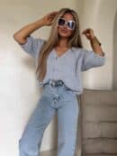 Kardigan ROYAL - chłodny błękit Kardigan ROYAL - chłodny błękit