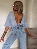 Kardigan ROYAL - chłodny błękit Kardigan ROYAL - chłodny błękit