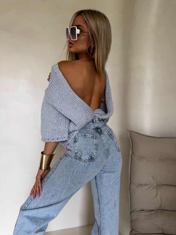 Kardigan ROYAL - chłodny błękit Kardigan ROYAL - chłodny błękit