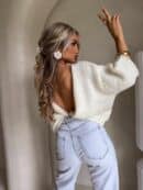 Kardigan ROYAL - ecru