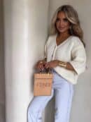 Kardigan ROYAL - ecru